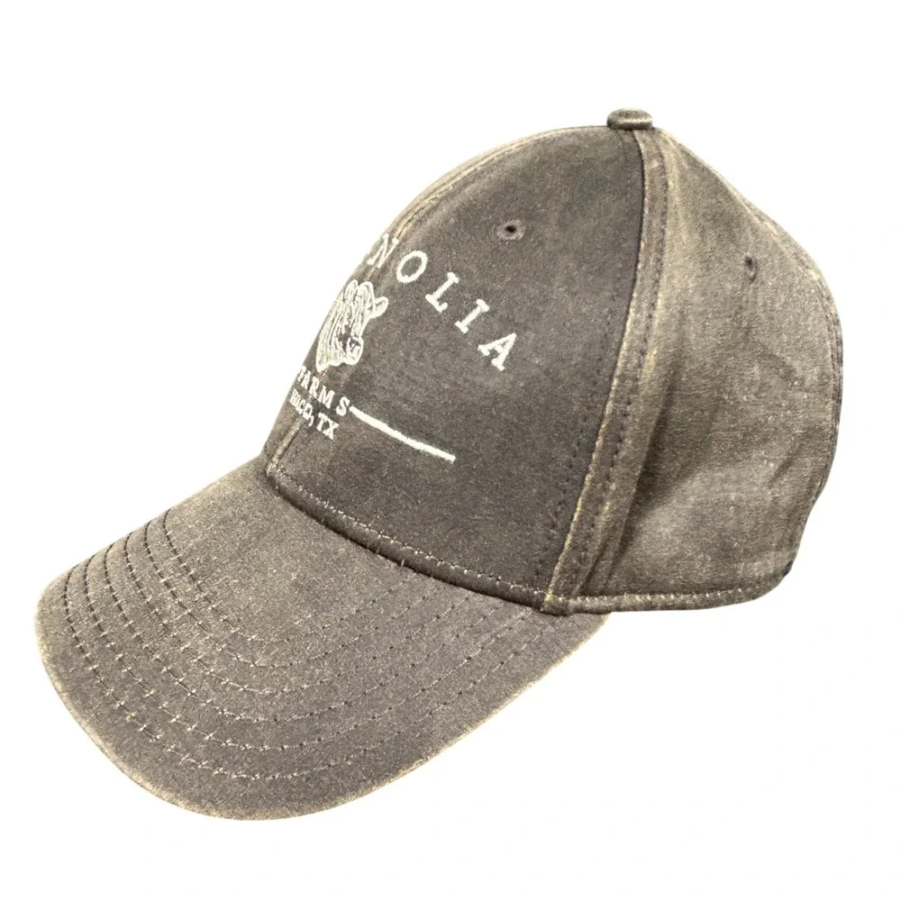 Magnolia Farms Waco TX Logo Baseball Cap Distressed Brown‎ OTTO Hat 19-1132